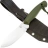 Нож 7 Ножей Нессмук Гибрид конвекс сталь N690 рукоять Olive G10