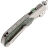Нож Remette Meteor сталь M390 рукоять Sandblast Ti/Green colored CF (RTPT-C)