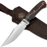 Нож Балем сталь M398 рукоять дамаск Decorum/микарта черно-оранжевая (Дедюхин Г.)