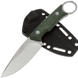 Нож Vosteed Fullback stonewash сталь Nitro-V рукоять Green Micarta