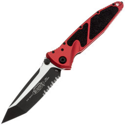 Нож Microtech SOCOM Elite T/E PS black сталь M390 рукоять Red Aluminium (161-2RD)