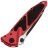 Нож Microtech SOCOM Elite T/E PS black сталь M390 рукоять Red Aluminium (161-2RD)