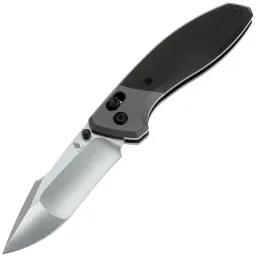 Нож Kizer Staffi satin сталь S45VN рукоять Black/Grey Titanium
