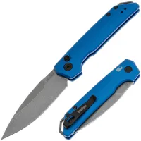 Нож Kershaw Launch Iridium stonewash сталь MagnaCut рукоять Blue Aluminium (7038BLU)