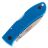 Нож Ka-Bar Dozier Folding Hunter сталь AUS-8 рукоять Blue Zytel (4062BL)