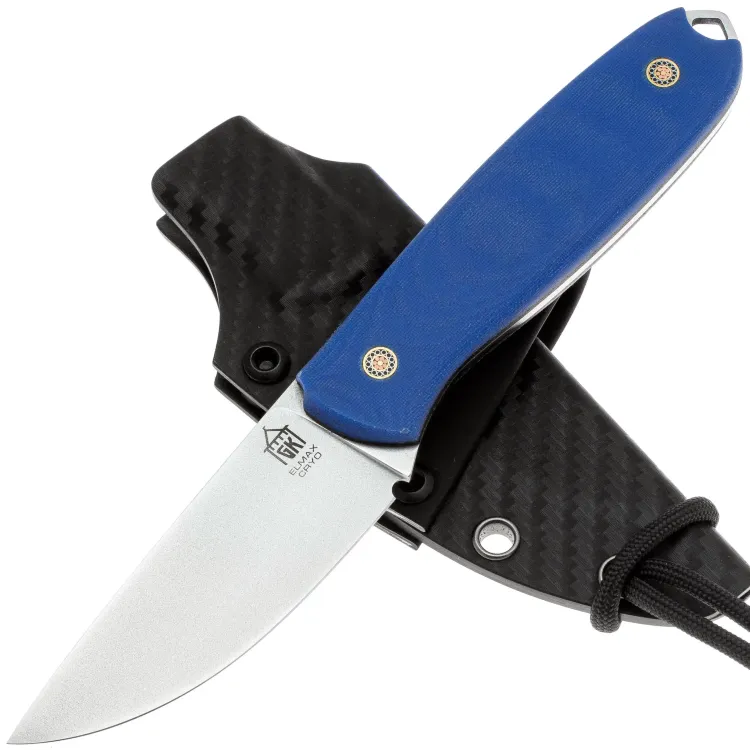 Нож Град Горький Шейный сталь Elmax рукоять Blue Micarta