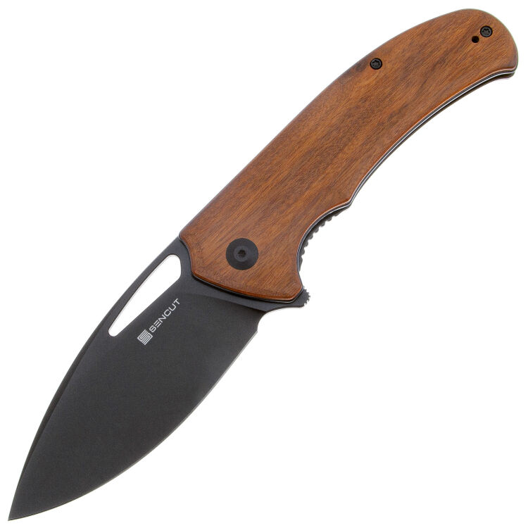 Нож Sencut Phantara black сталь 9Cr18MoV рукоять Guibourtia wood (S23014-4)