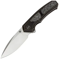 Нож WE Knife Corwyn satin сталь M390 рукоять Bronze & Black Ti/Aluminum Foil CF (WE24088-3)