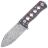 Нож QSP Canary сталь Laminated Damascus рукоять Red-White-Blue CF (QS141-J)