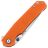 Нож Ruike P801-J stonewash сталь 14C28N рукоять сталь/Orange G10
