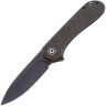 Нож CIVIVI Elementum Blackwash сталь D2 рукоять Dark Green Micarta (C907Z)