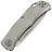 Нож KB Knives El Dorado satin сталь M390 рукоять Grey Titanium