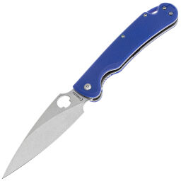 Нож Daggerr Sting stonewash сталь D2 рукоять Blue G10