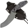 Нож Волчий Век Кондрат-222 сталь PGK WA рукоять Black/White G10