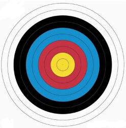 Мишень бумажная Fita 40*40см (Армированная)