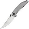Нож Kansept Baku satin сталь S35VN рукоять Gray Titanium