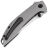 Нож Kansept Baku satin сталь S35VN рукоять Gray Titanium