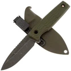 Нож с Котом Жак сталь Cr12MoV рукоять оливковый G10