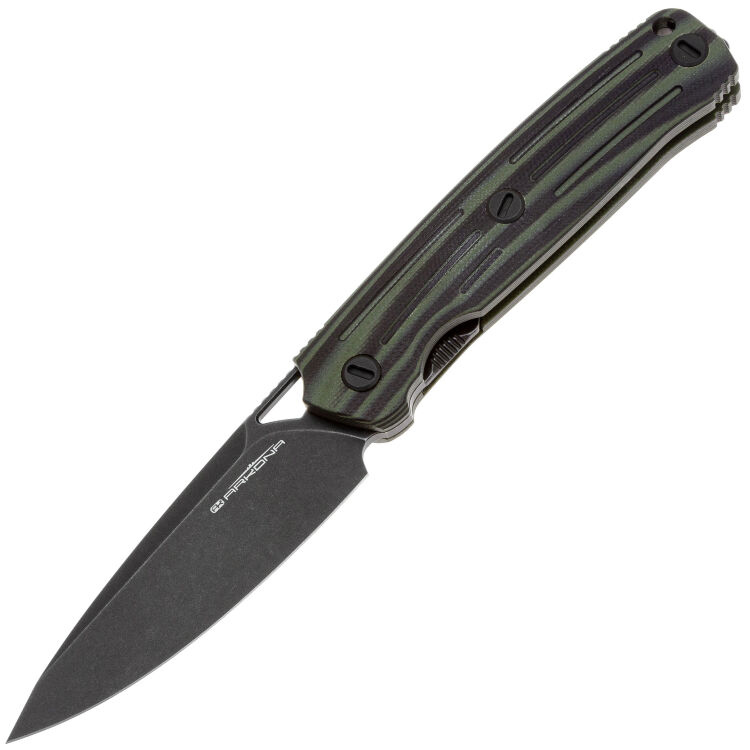 Нож Arkona Nettle F PVD сталь N690 рукоять Black/Green G10