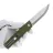Нож SRM Gent Scandi satin/stonewash сталь 10Cr15CoMoV рукоять Green G10 (401L-GP)
