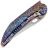 Нож WE Knife Attor beadblast сталь CPM-20CV рукоять Flamed/Gold inlays Titanium (WE23037-2)