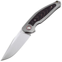 Нож Boker Plus Collection 2022 сталь M390 рукоять Snakeskin Copper Fat Catbon/Ti (01BO2022)