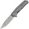 Нож Lion Steel T.R.E. сталь M390 рукоять Gray Titanium/Blue clip (TRE BL)