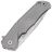 Нож Lion Steel T.R.E. сталь M390 рукоять Gray Titanium/Blue clip (TRE BL)