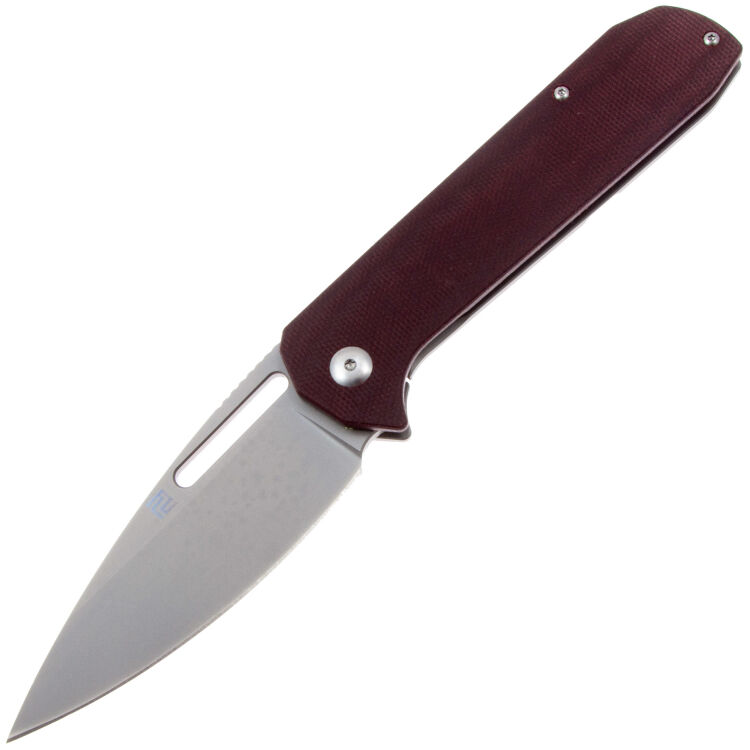 Нож Artisan Cutlery Arion сталь S35VN рукоять Burgundy Micarta/Ti