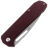 Нож Artisan Cutlery Arion сталь S35VN рукоять Burgundy Micarta/Ti