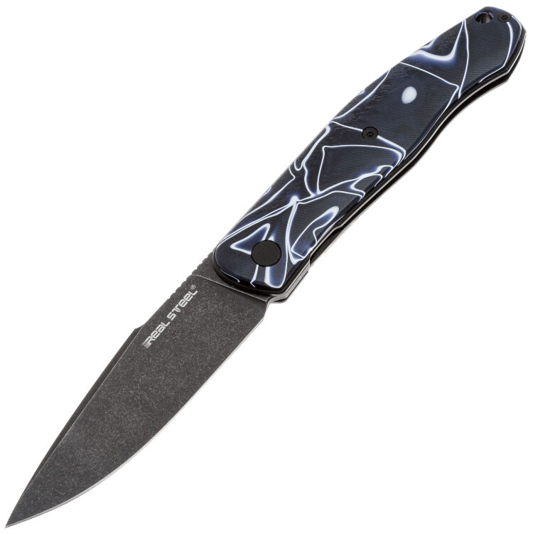 Нож Real Steel Serenity Liner-Lock blackwash сталь N690 рукоять Acrylic (7682AB)