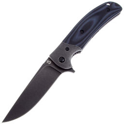 Нож Steelclaw Резервист Blackwash сталь D2 рукоять Black-blue G10