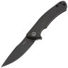 Нож Petrified Fish Warrior mini blackwash сталь K110 рукоять Carbon Fiber