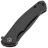 Нож Petrified Fish Warrior mini blackwash сталь K110 рукоять Carbon Fiber