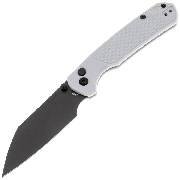 Нож CJRB Pyrite Light black PVD сталь AR-RPM9 рукоять White FRN (J1945-BGY)