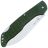 Нож Ontario Camp Plus Santoku сталь AUS-8 рукоять Green GFN (4305)