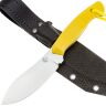 Нож 7 Ножей Нессмук Гибрид конвекс сталь N690 рукоять Yellow G10