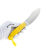 Нож 7 Ножей Нессмук Гибрид конвекс сталь N690 рукоять Yellow G10