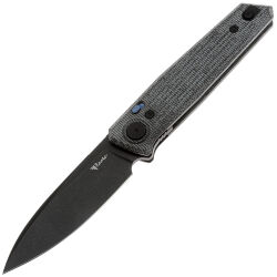 Нож Reate PL-6 black PVD сталь Nitro-V рукоять Black Micarta