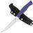 Нож филейный Owl Knife FS110 сталь N690 рукоять микарта Джинс фиолетовая