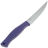 Нож филейный Owl Knife FS110 сталь N690 рукоять микарта Джинс фиолетовая