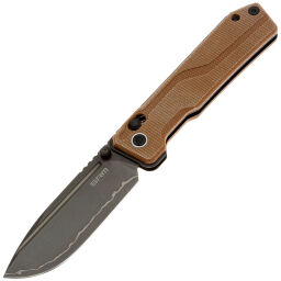 Нож SRM Rubik Large сталь 140Cr Laminated рукоять Brown Micarta (7228B-MN2)