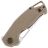 Нож MKM Vincent satin сталь N690 рукоять Tan G10 (VCN-GTS)