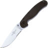 Нож Ontario RAT-1 Satin Serrated сталь AUS-8 рукоять Black GRN (8849SS)