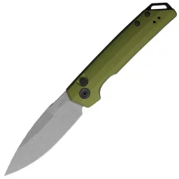 Нож Kershaw Launch Iridium stonewash сталь MagnaCut рукоять Olive Aluminium (7038OL)