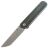 Нож Kansept Foosa сталь 154CM рукоять Green Canvas Micarta