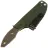 Нож PhantomTools Canuck mini gen2 сталь N690 рукоять Black/Green/Brown canvas Micarta