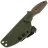Нож PhantomTools Canuck mini gen2 сталь N690 рукоять Black/Green/Brown canvas Micarta