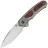 Нож WE Knife Corwyn satin сталь M390 рукоять Grey Ti/Lava Flow FatCarbon (WE24088-4)