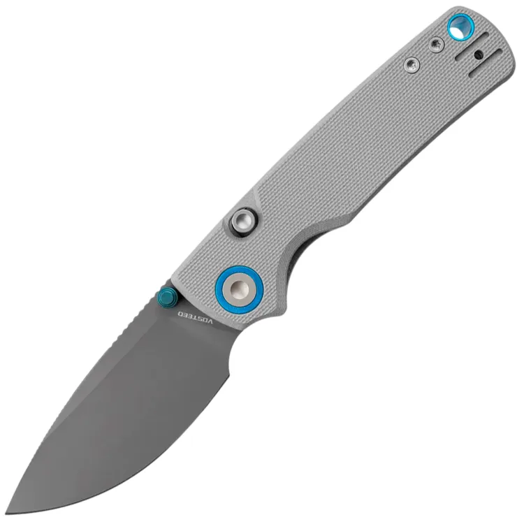Нож Vosteed Porcupine ThumbStud destroyer gray сталь 14C28N рукоять Gray G10
